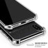 Black Brushed Steel Texture iPhone XS Max Clear Case
